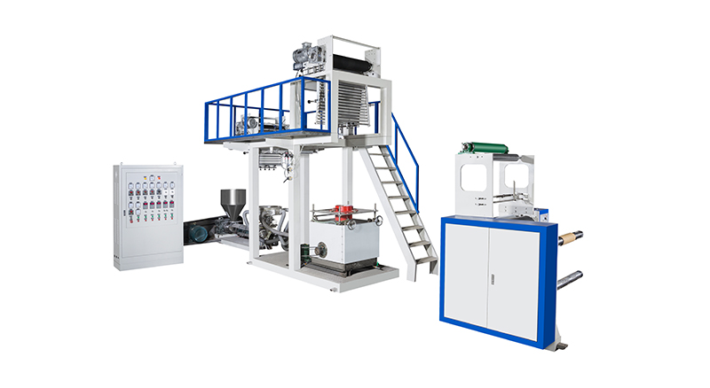 立吹PVC標(biāo)簽?zāi)崾湛s吹膜機(jī)